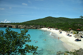 Curacao beach panorama