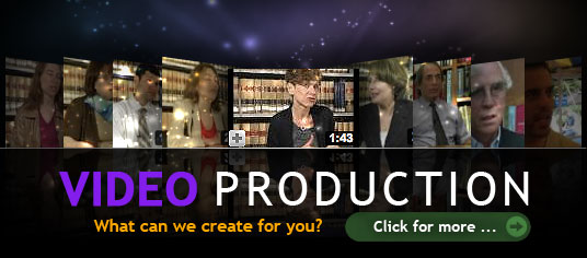 Video Production. What can we do for you? Click for more...