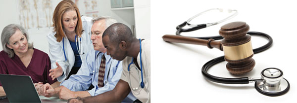 photo of doctors consulting with a patient