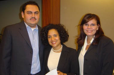 Current LaLSA MCC representative Yvette Rodriguez with Honorable Analisa Torres