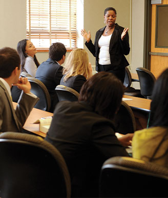 Professor Folami Teaching in Class