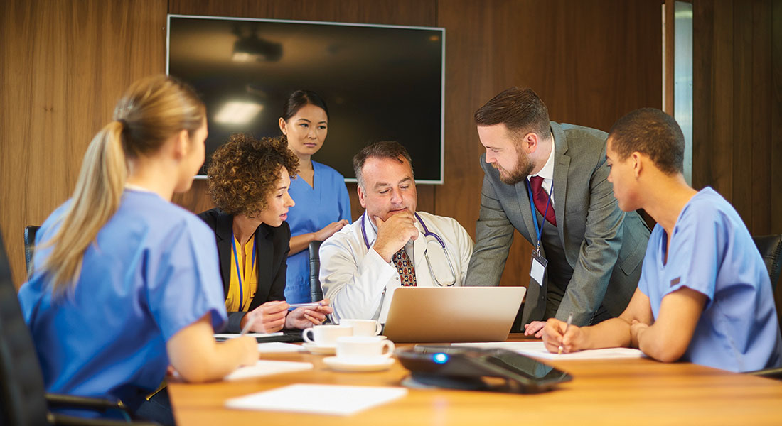 Law and Medical Students Talking Together
