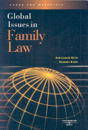 Global Issues in Family Law