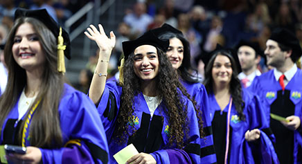 Photo from the commencement ceremony. 
