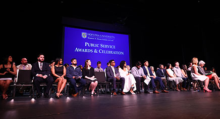 Photo from the public service awards ceremony. 