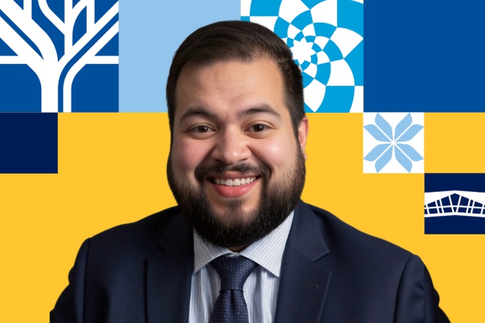 A headshot of Hofstra Law alumnus Brian Vasquez '20.